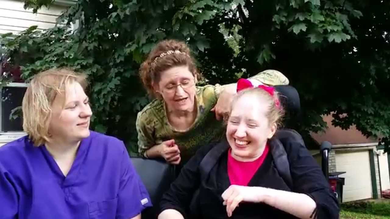 Micah Shows her SIGN LANGUAGE: Family Life with Cerebral Palsy