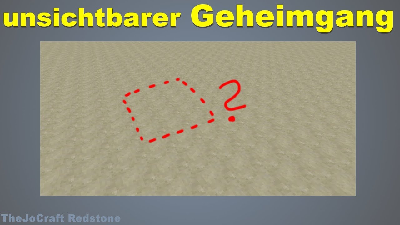 GEHEIMGANG EINFACH BAUEN - Absolut unsichtbar und sicher - Tutorial