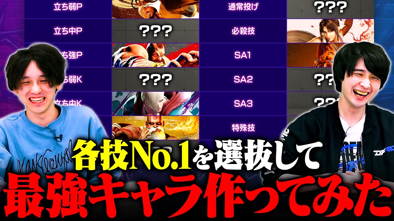 スト6史上最強のキャラを誕生させてしまいました。。【ストリートファイター6】