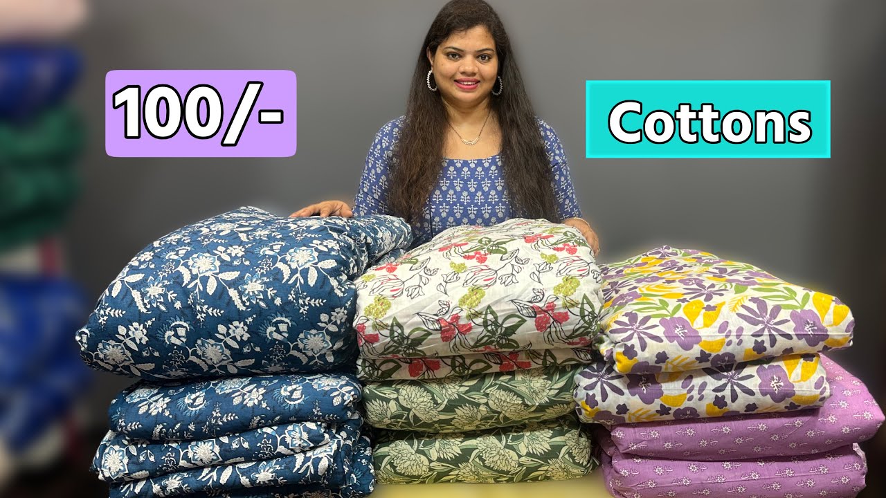 Jaipur Block Print Cotton Collection #100/- #cotton #fabric #fabriccollection #lowbudget