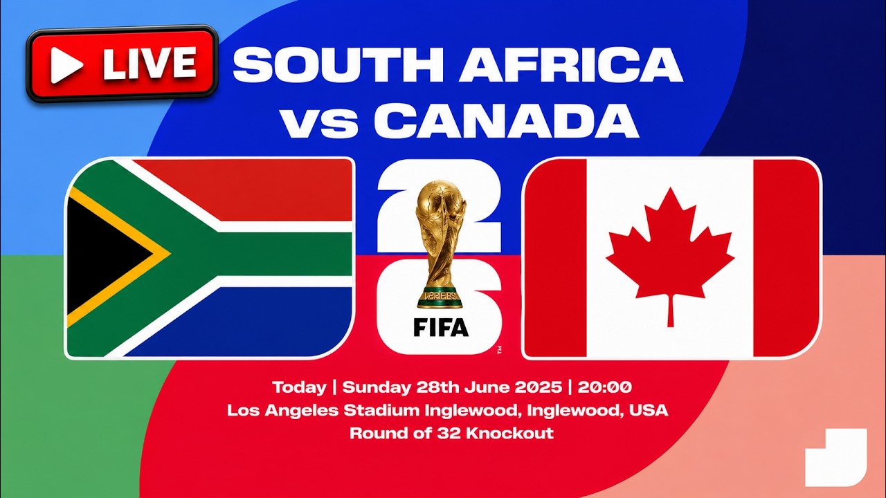 🔴LIVE: SOUTH AFRICA vs CANADA | Full Match FIFA World Cup 2026 | eFootball PES23 Gameplay