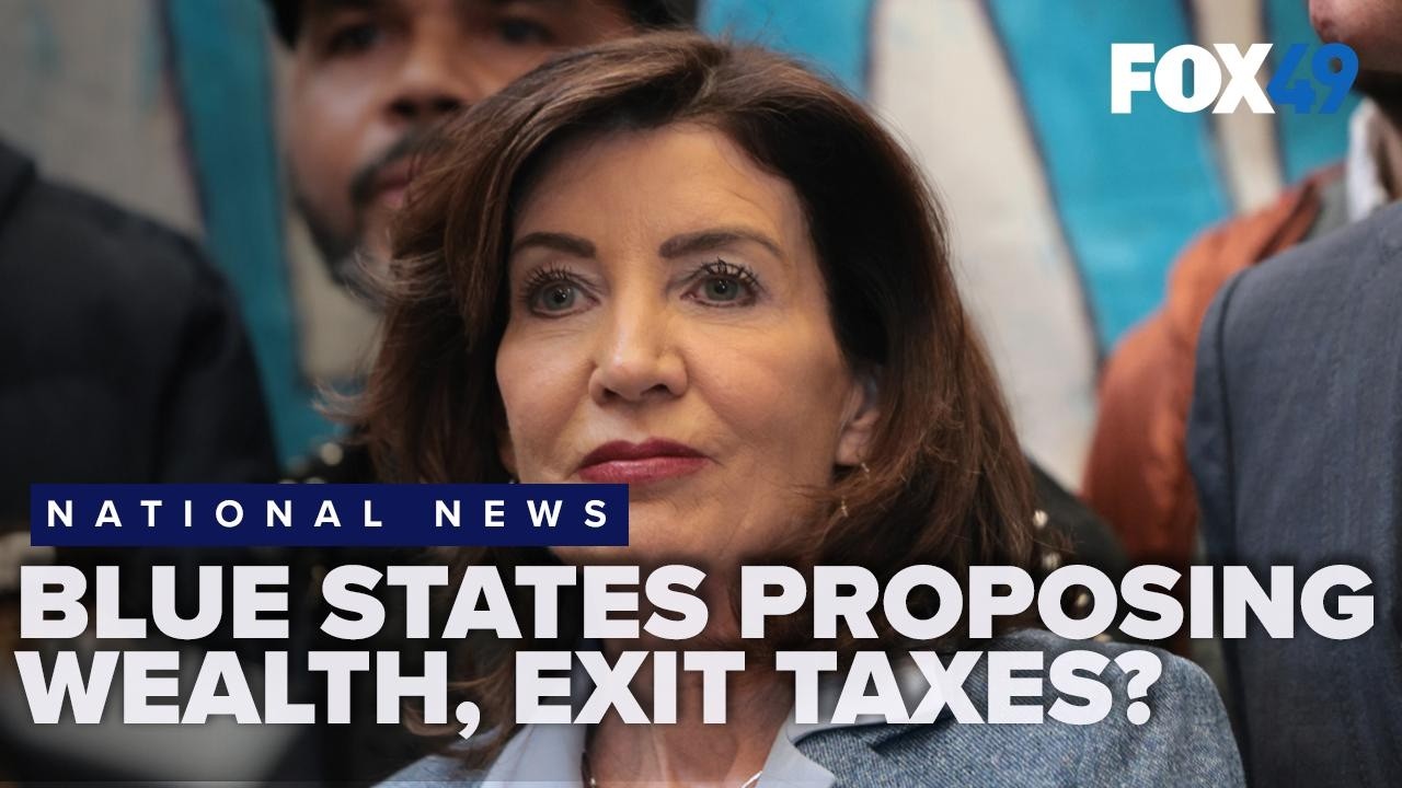 Growing number of blue states proposing wealth, exit taxes