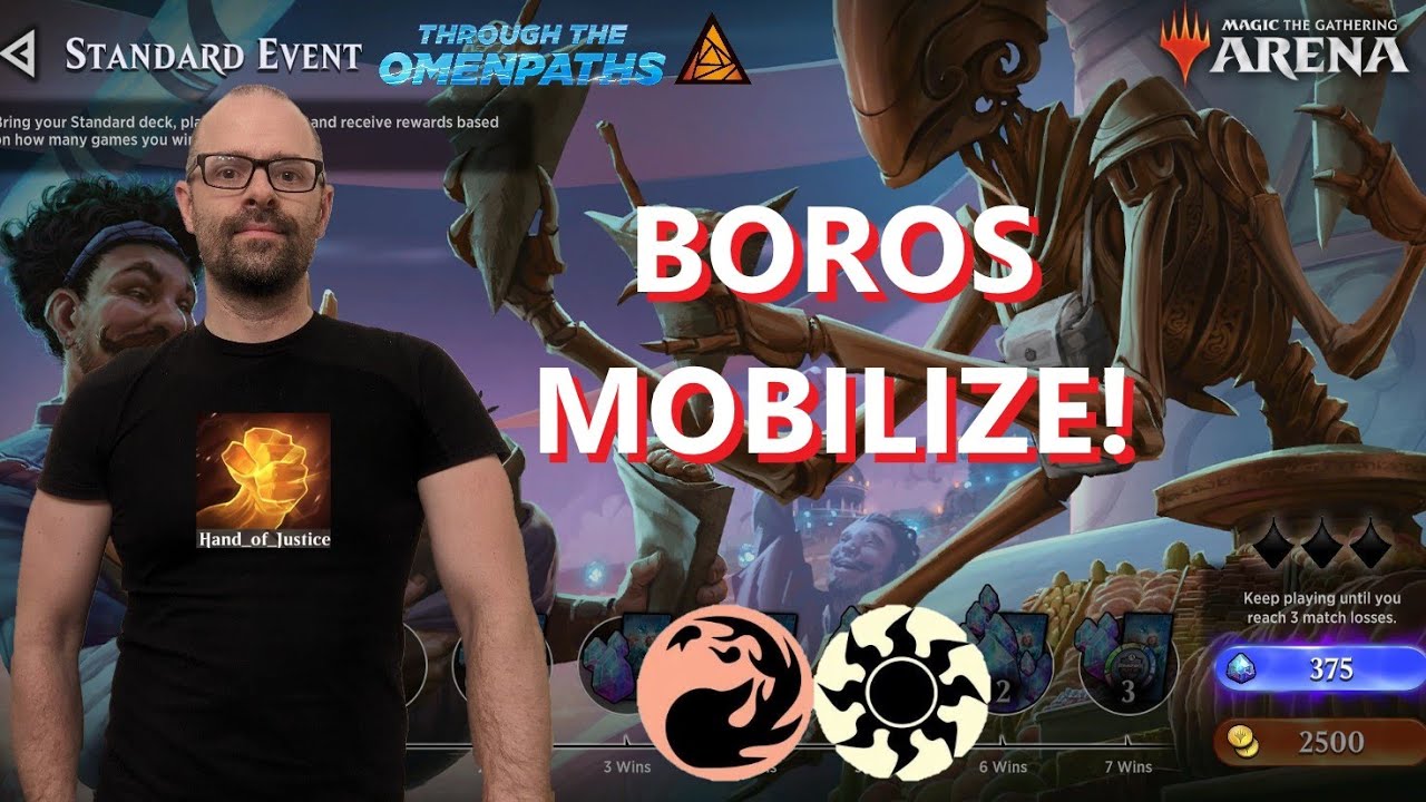 Boros Mobilize!🔥☀️Bo1 Standard Constructed Event🔥☀️[MTG Arena] OM1 - Through the Omenpaths
