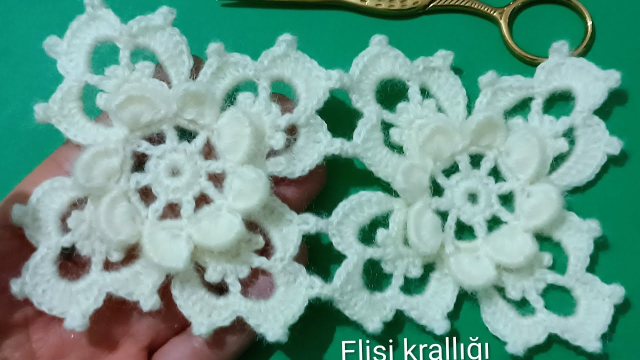 ZARAFETİN ZİRVESİ 3D ÇOK AMAÇLI MOTİF YAPIMI ✔️ CROCHET MULTI-PURPOSE MOTIF MAKING✔️