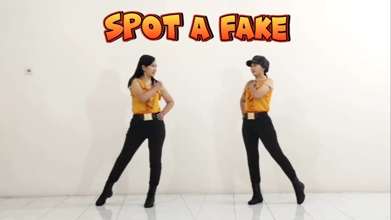 Spot a FAKE / Line Dance / Choreo:Val Saari (CAN) & Novi3NLD (INA) // @theresialined1