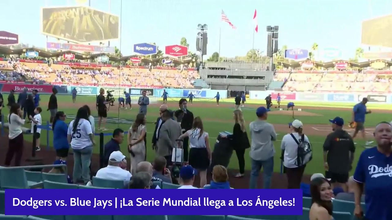 En Vivo: Dodgers vs. Blue Jays | ¡La Serie Mundial llega a Los Ángeles!