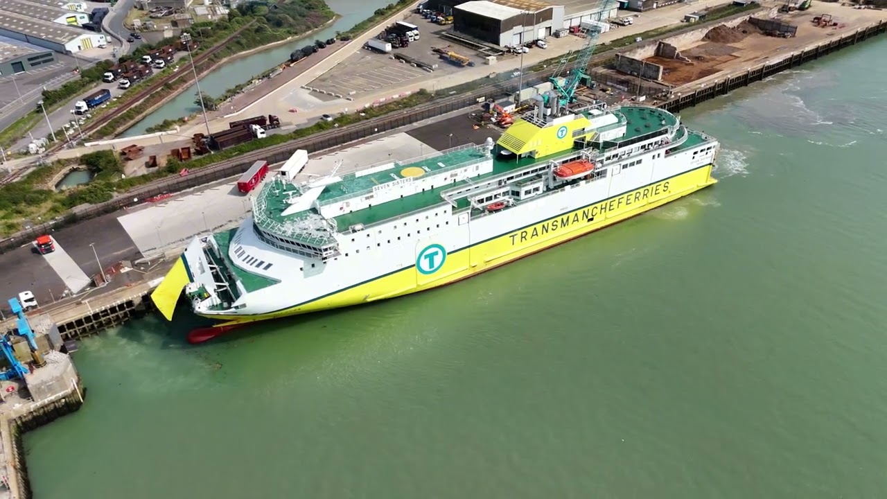 Dieppe to Newhaven Ferry Arrival 18-8-24