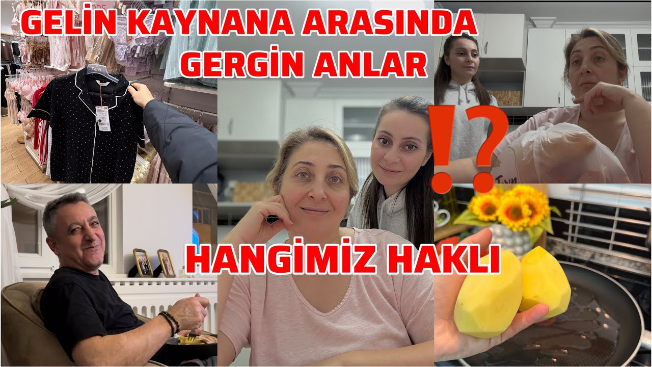 GELİNİMLE GERGİNLİK❓HANGİMİZ HAKLI❓MUTFAĞIMIN EN GÜZEL PARÇASINI ALDIM✅KOCAM NAZARA GELDİ‼️DENENSİN❓