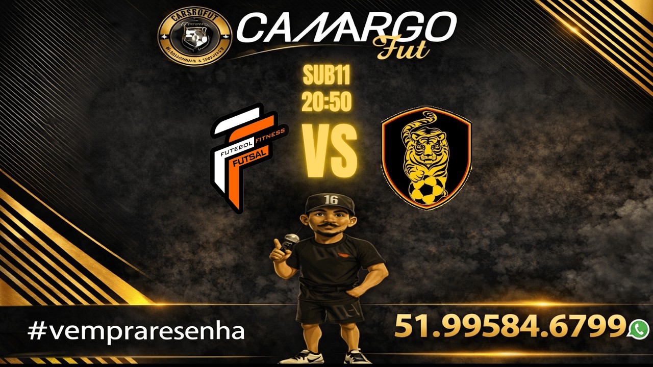 LIGA CANOENSE 🔥 FUTEBOL FITNESS X TIGRE FUTSAL 🔥 ABERTO DE FUTSAL (Sub11)
