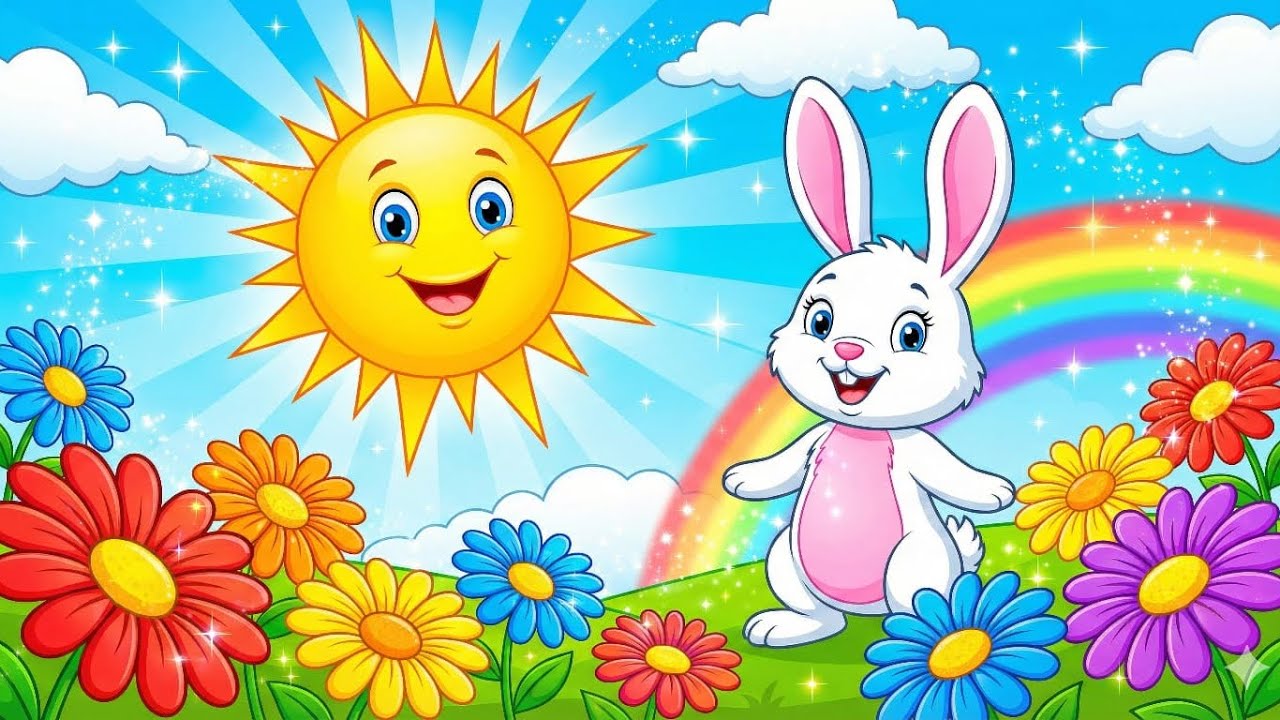 H&uuml;pf mit, H&auml;schen! 🐰 | Lustiges Kinderlied &uuml;ber ein wei&szlig;es & rosa H&auml;schen&ldquo;