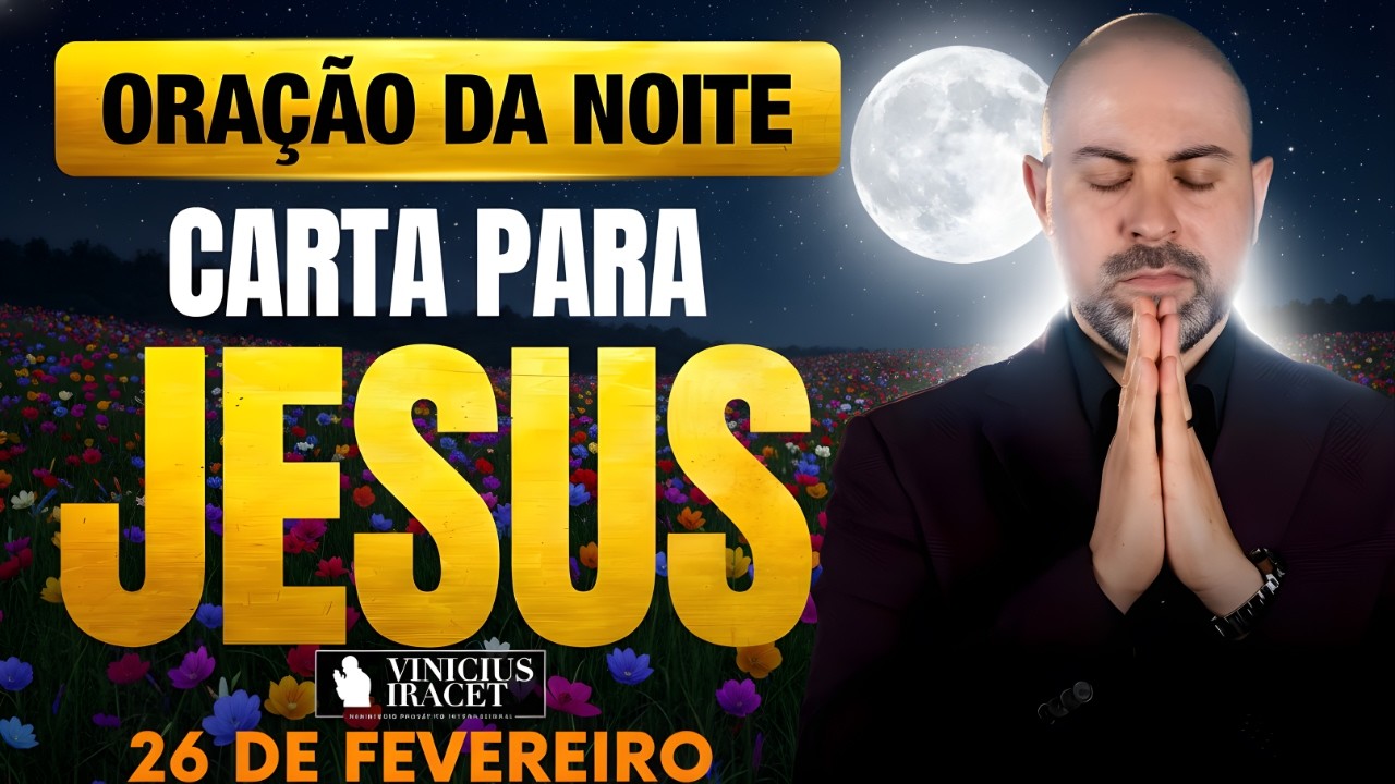 ORAÇÃO DA NOITE DE HOJE 26 DE FEVEREIRO SALMO 91 CARTA PARA JESUS ORAÇÃO ESPECÍFICA Vinicius Iracet: