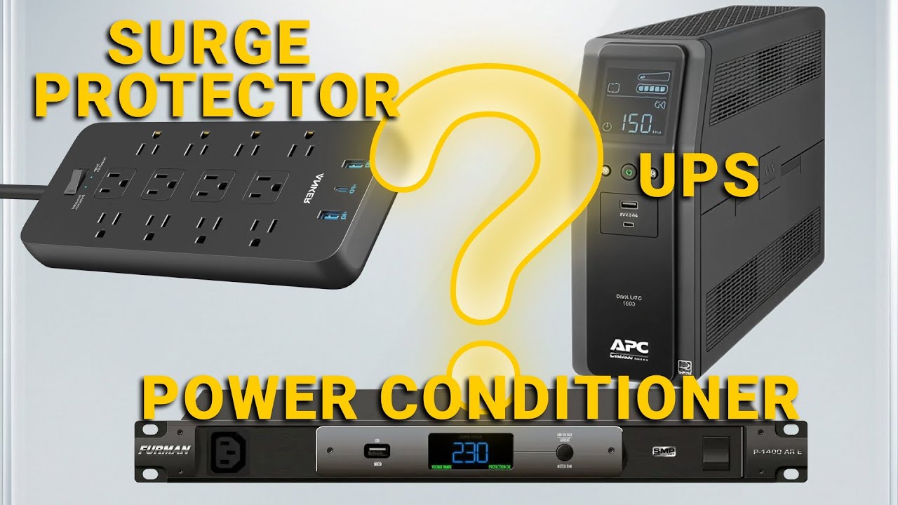 Surge Protector vs UPS vs Power Conditioner | What Your Electronics REALLY Need ?