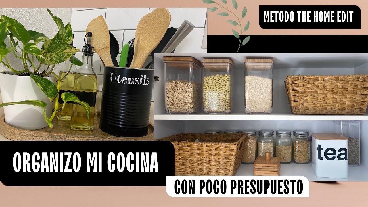 IDEAS PARA ORGANIZAR LA COCINA PEQUEÑA 🧺🫐🍓 || The Home Edit 🌈Parte 2#decoración#infonavit