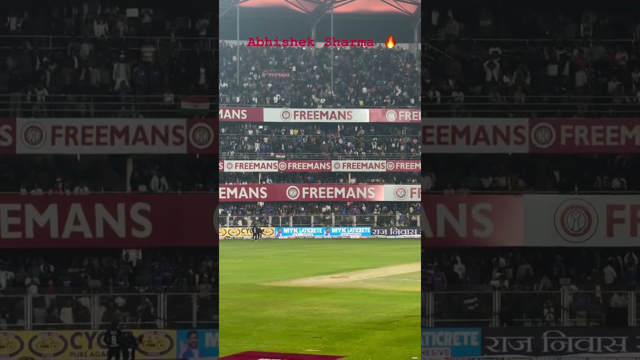 Cricket Lover Rashid Official | Abishek Sharma Batting Glimpse Live from Guwahati Stadium 🏟️