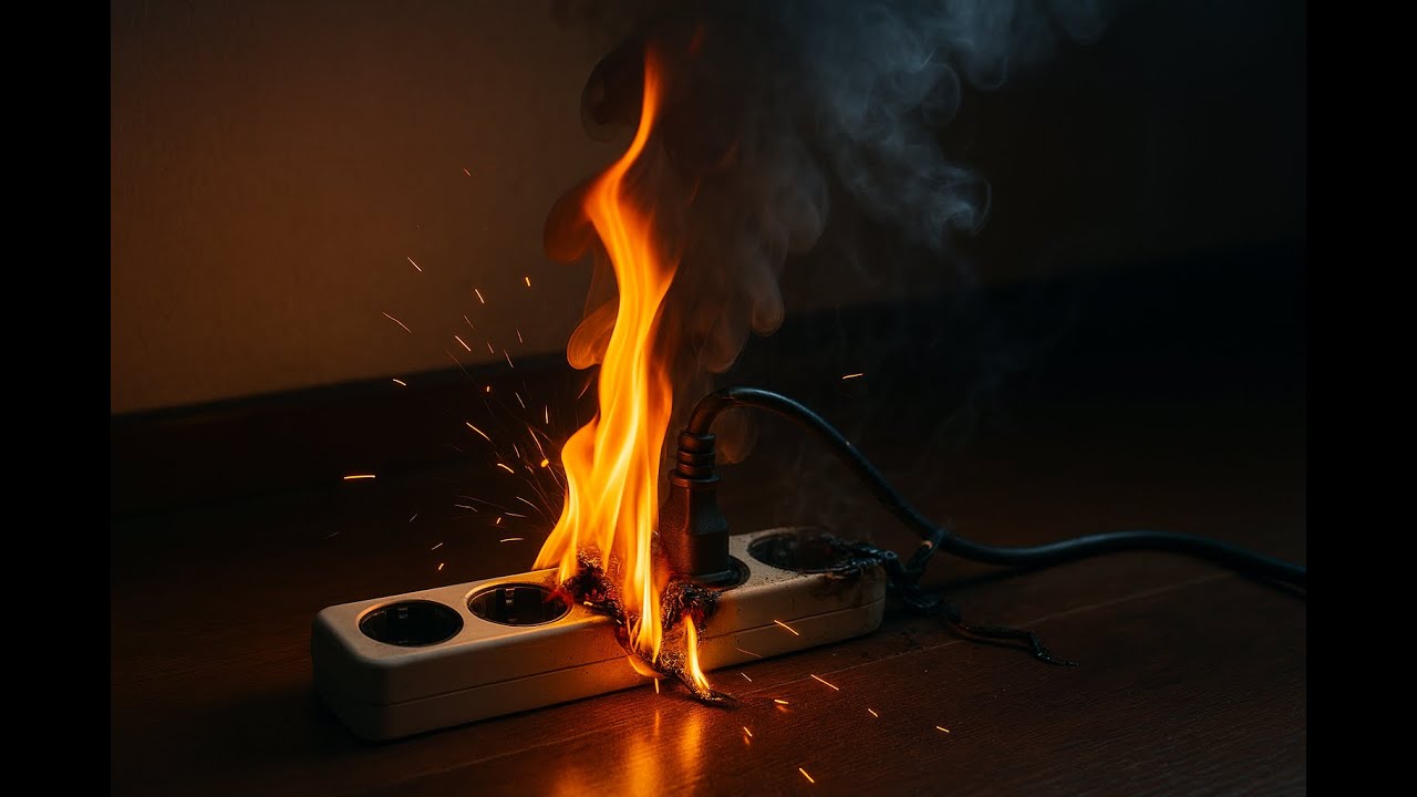 ⚡️ 1mm2 sectiune, pe bune? Fire hazard! Check your extension cords! Wires!Check your extension cords