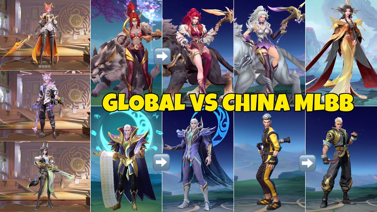 CHINA SERVER VS GLOBAL SERVER Mobile Legends Bang Bang Comparison Ultra HD MLBB