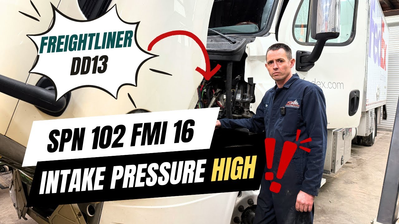 Freightliner Detroit DD13 SPN 102 FMI 16 Troubleshooting Guide