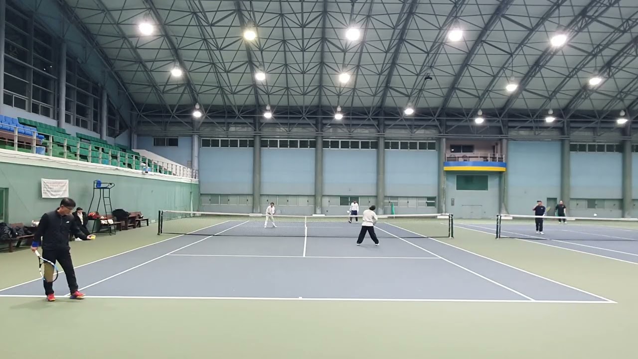 25.12.26. 실내코트 연습게임(범+갱이 vs 원장님+성희)