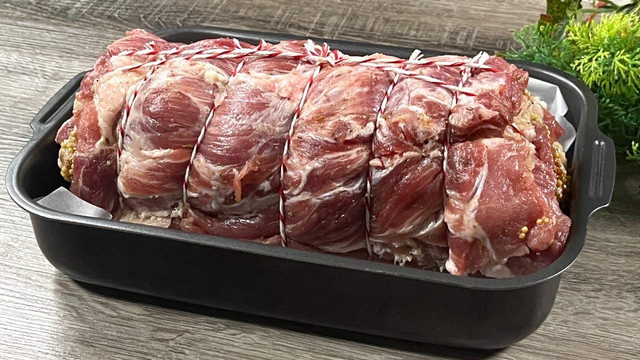 МЯСНОЙ РУЛЕТ С МЯГКИМ ВКУСОМ И ОЧЕНЬ ПРОСТОЙ. Так легко и вкусно