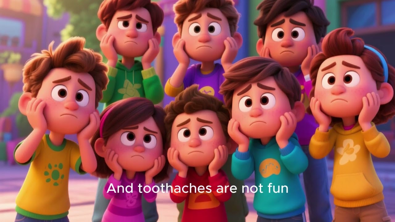 Brush Your Teeth! 🦷 Fun and Easy Dental Lesson for Kids