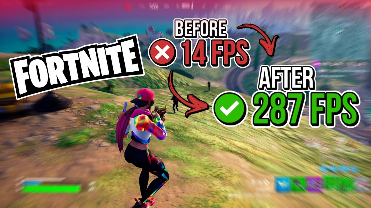 🔧FORTNITE CHAPTER 5: HOW TO BOOST FPS AND FIX FPS DROPS / STUTTER🔥| Low-End PC✔️