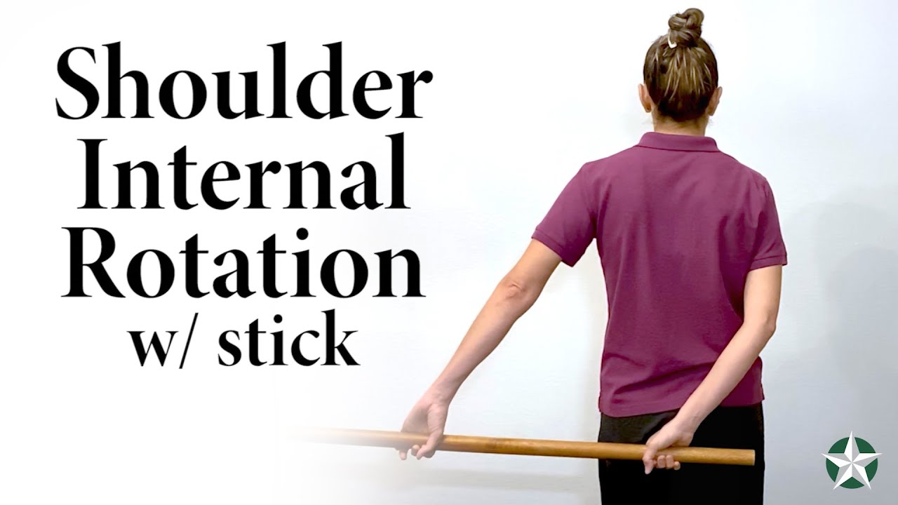 Shoulder Internal Rotation Stretch Demonstration - Physical Therapy Exercises