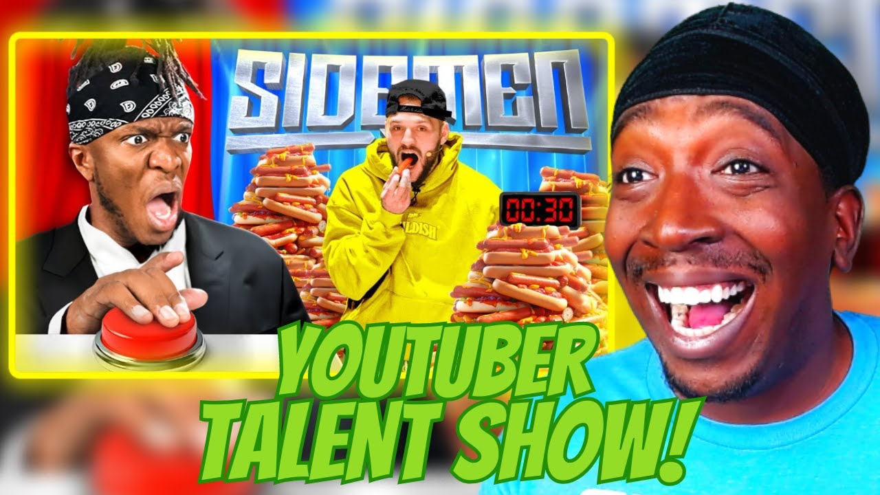 THE GLIZZY GOBBLER RETURNS ??? SIDEMEN'S GOT TALENT: YOUTUBER EDITION (REACTION)