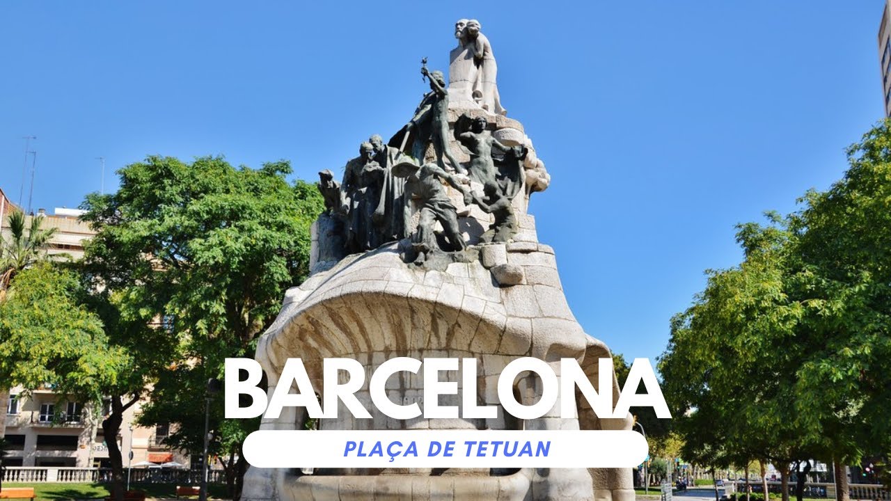 Exploring the Vibrant Vibes of Pla&ccedil;a de Tetuan | Hidden Gems of Barcelona 🇪🇸 in 4K