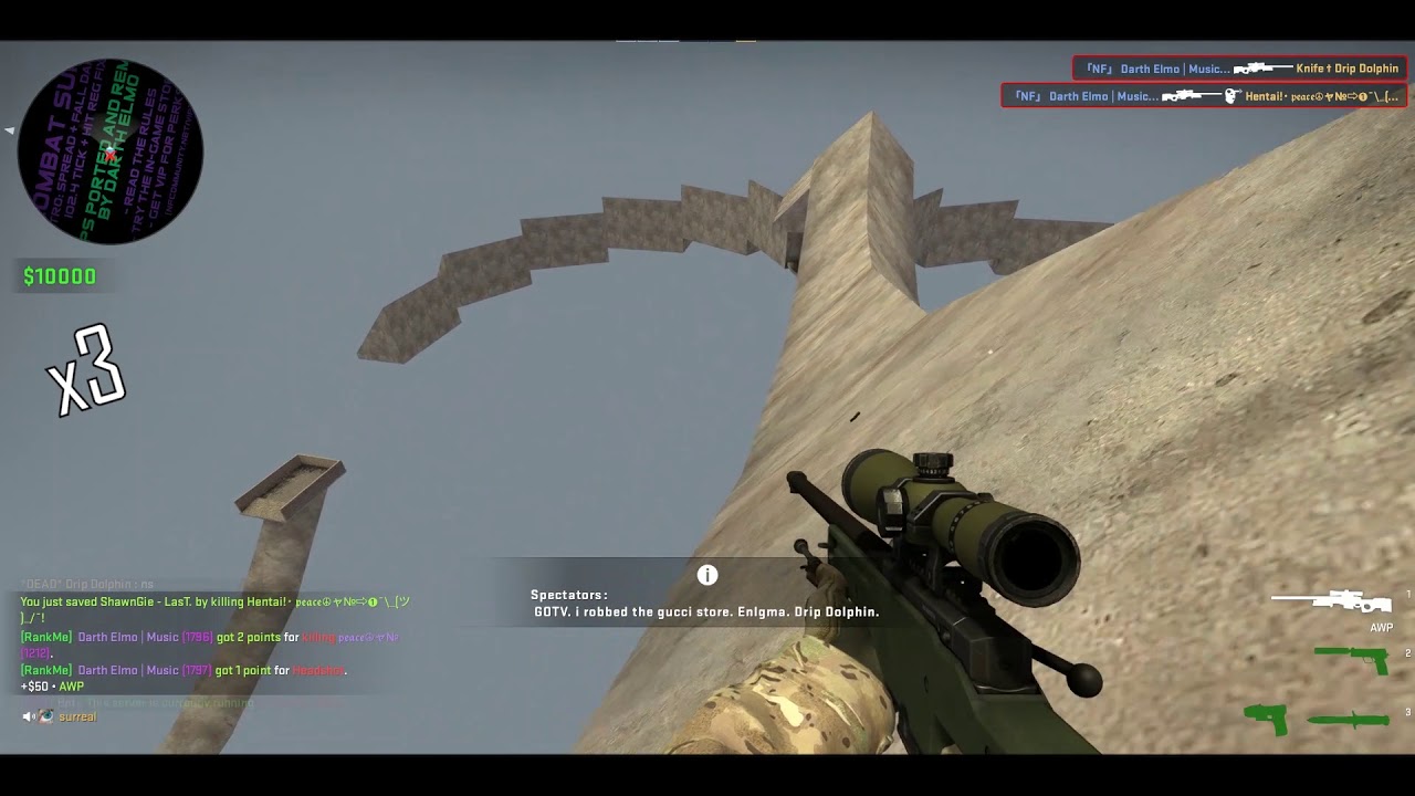 Swift - CS:GO Combat Surf Montage [NoSpread]