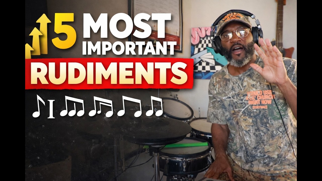 5 Drum Rudiments Every Drummer MUST Know