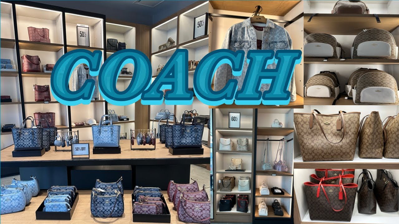 Coach Outlet ~🔥Hottest Chambray/ Denim Collection 60% off . More deals up to 70% off.
