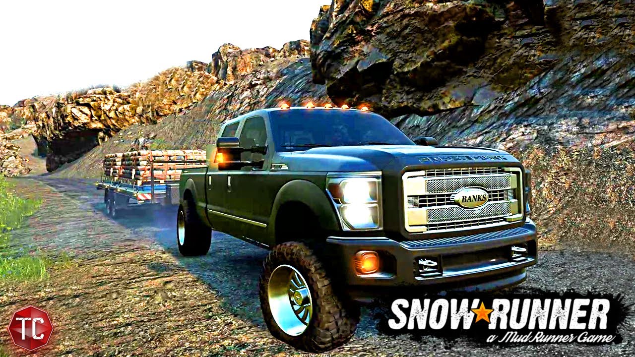 SnowRunner: Tuned & Deleted FORD F350 PLATINUM! Full Testing