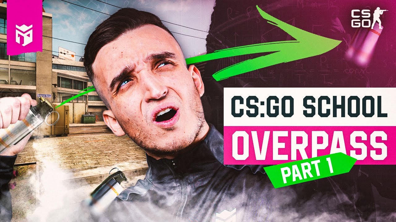 Leckr’s CS:GO School: Overpass Smokes Part 1 [EN subtitles]