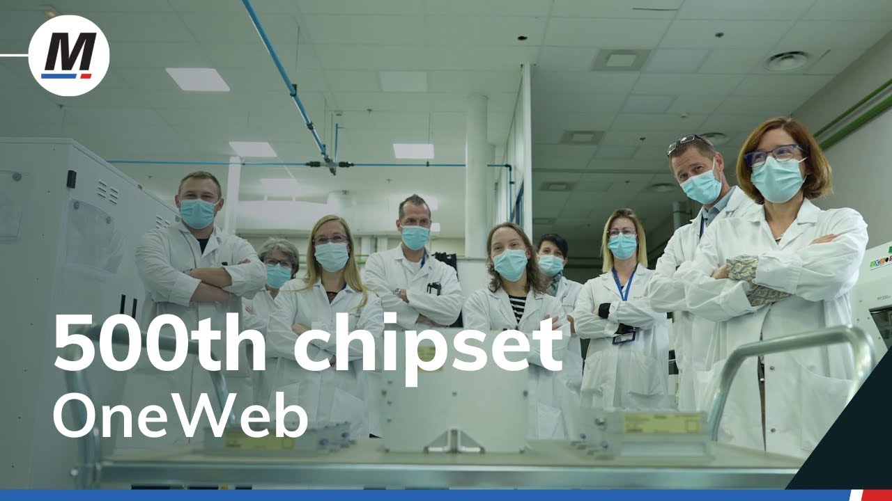 Manufacture of the 500th OneWeb chipset