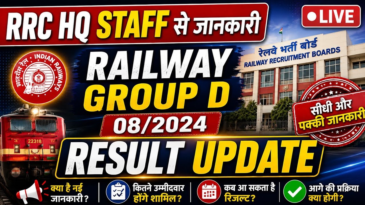 Head Quarter Railway group d result update 