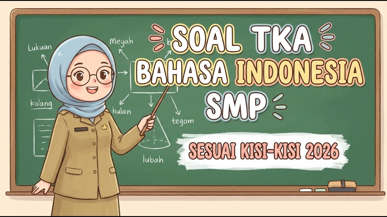 Pembahasan Soal TKA Bahasa Indonesia SMP sesuai Kisi-Kisi 2026 Terbaru