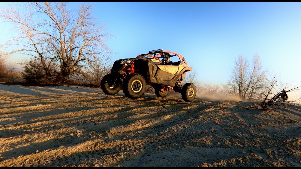 Can-Am Renegade 1000R vs Maverick x3 TURBO  | motocross, atv |   || AUDI A8 OFF-ROAD ||