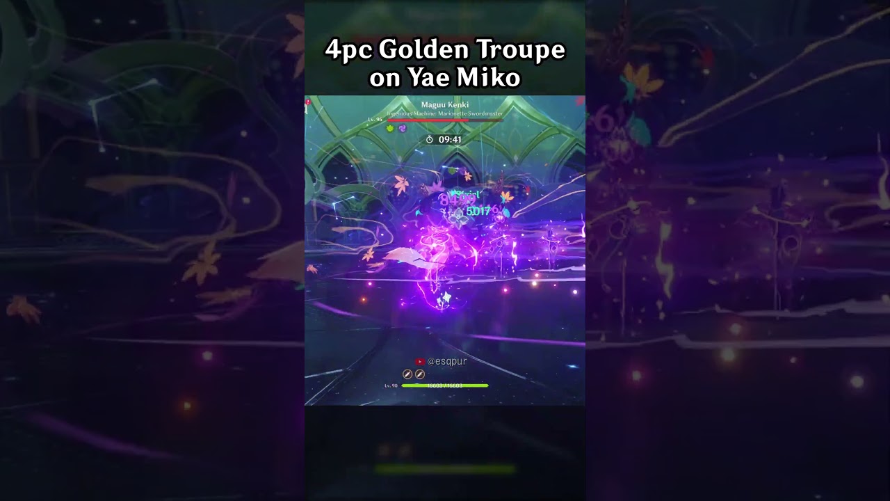 4pc Golden Troupe on Yae Miko