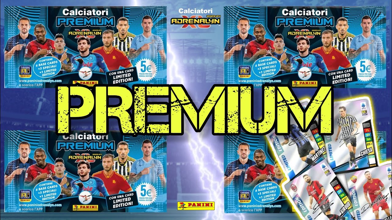 🇮🇹ADRENALYN XL 2023-24! PREMIUM con LIMITED EDITION FIRMATE! Calciatori @PaniniItalia
