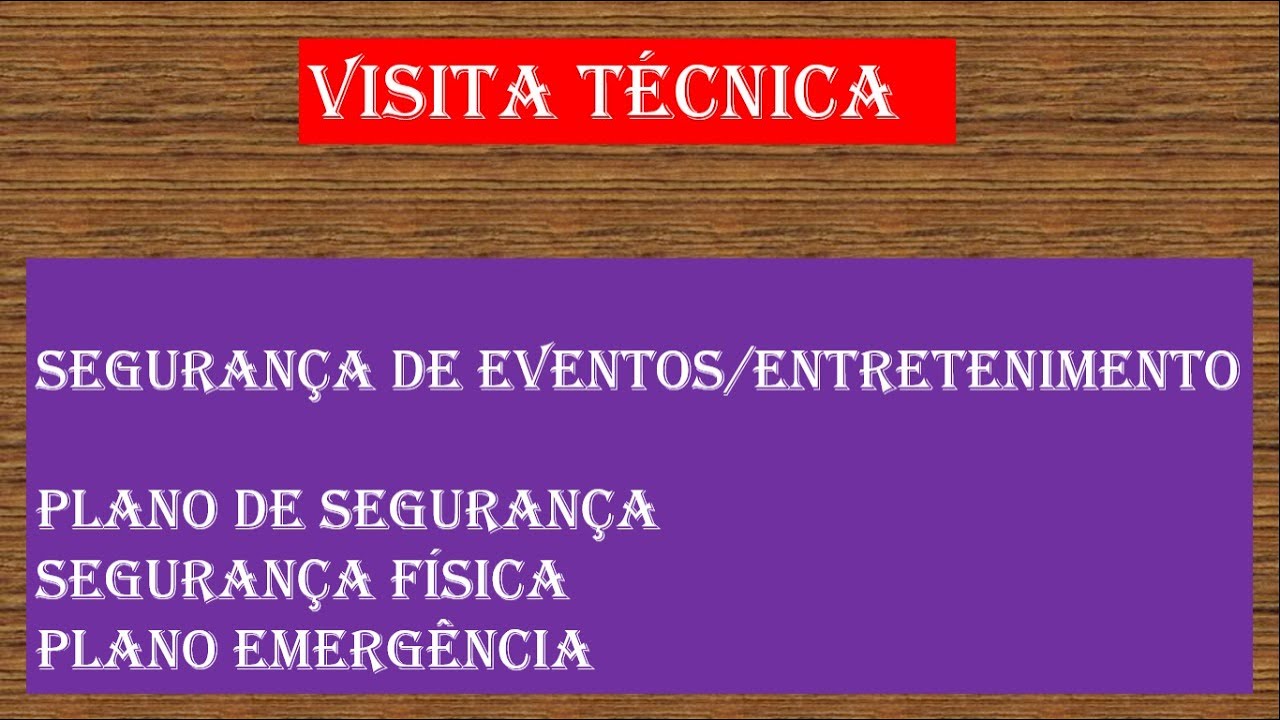 Segurança de Eventos