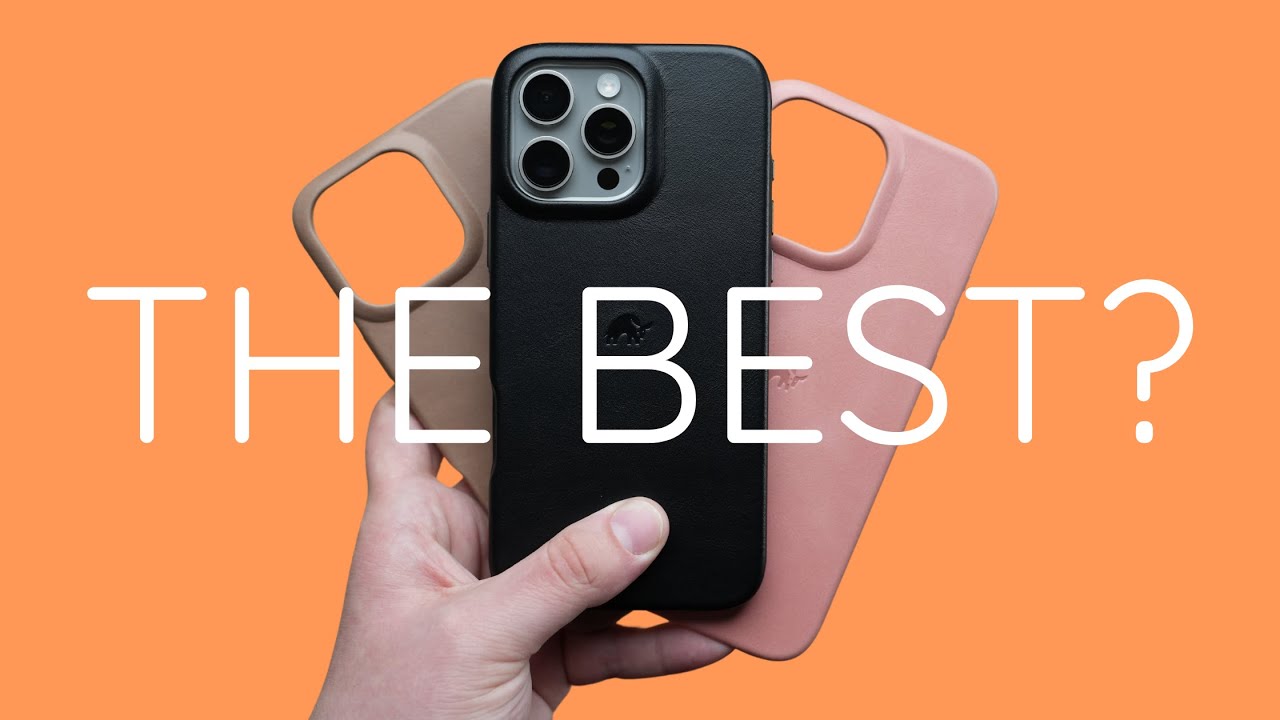 The BEST Open Bottom Leather Case for the iPhone 16 Pro Max!! - Bullstrap Minimalist Case