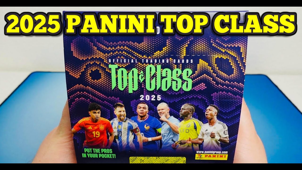 2025 PANINI TOP CLASS Booster Box Break! Fotbalové kartičky Panini! Unboxing!