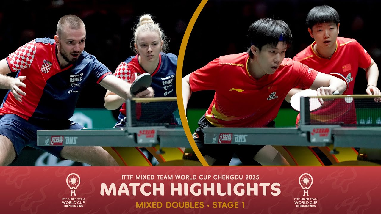 Wang/Sun vs Ban/Arapovic | ITTF Mixed Team World Cup 2025 (Stage 2)