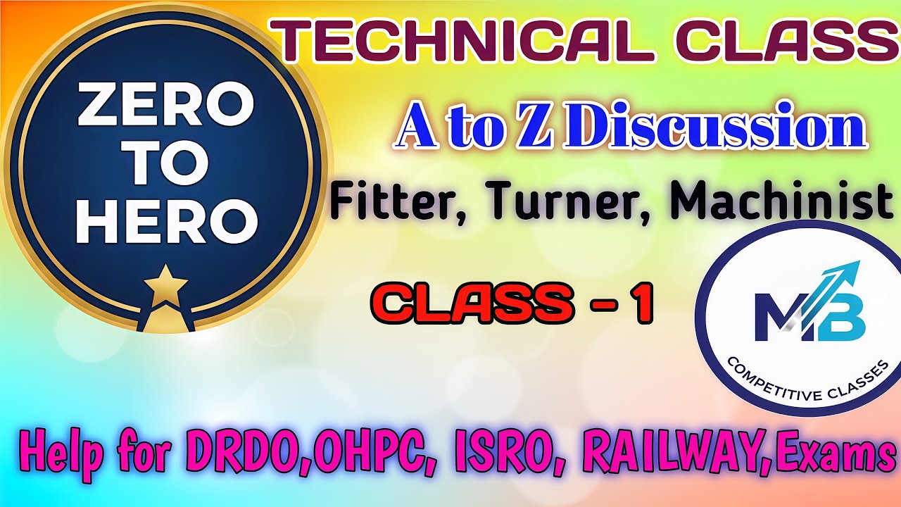 ITI Fitter Competitive Exam Questions | Fitter PQY| Class-1| #ohpc #drdo #isro #railwayjobs