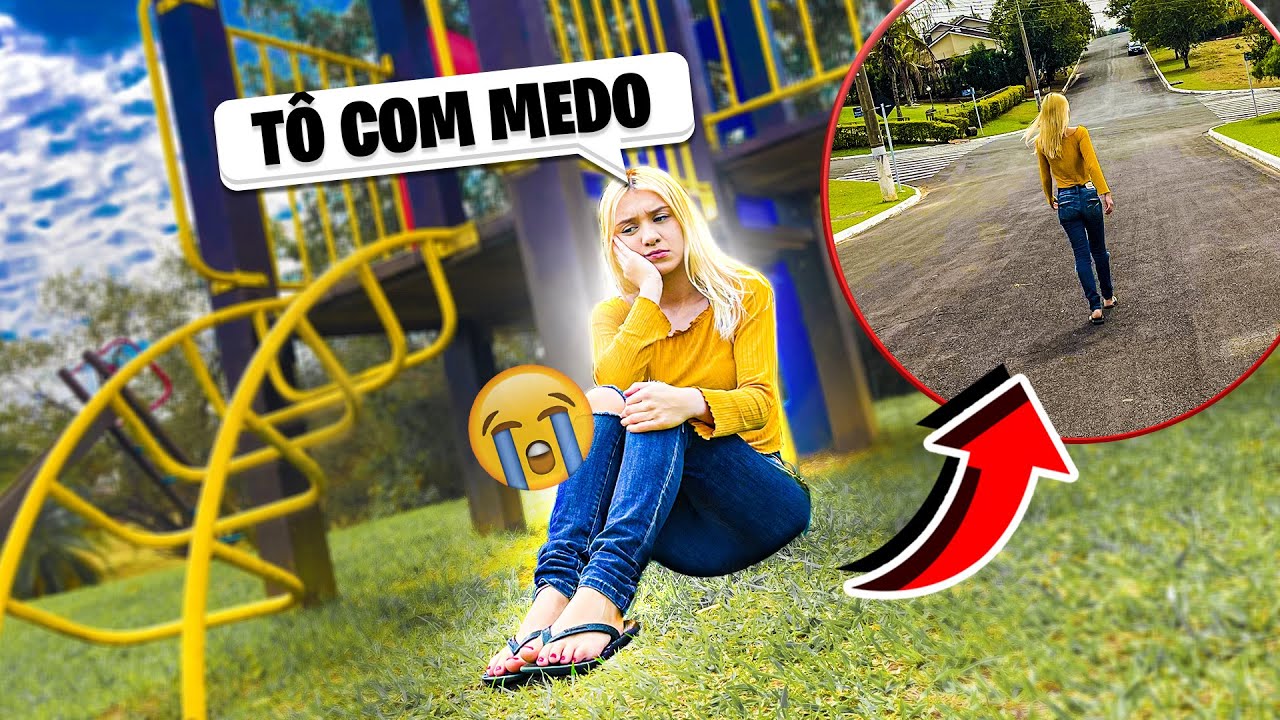 ABANDONAMOS A PRODUÇÃO NO PARQUINHO E ELA TEVE QUE VOLTAR PRA CASA SOZINHA !