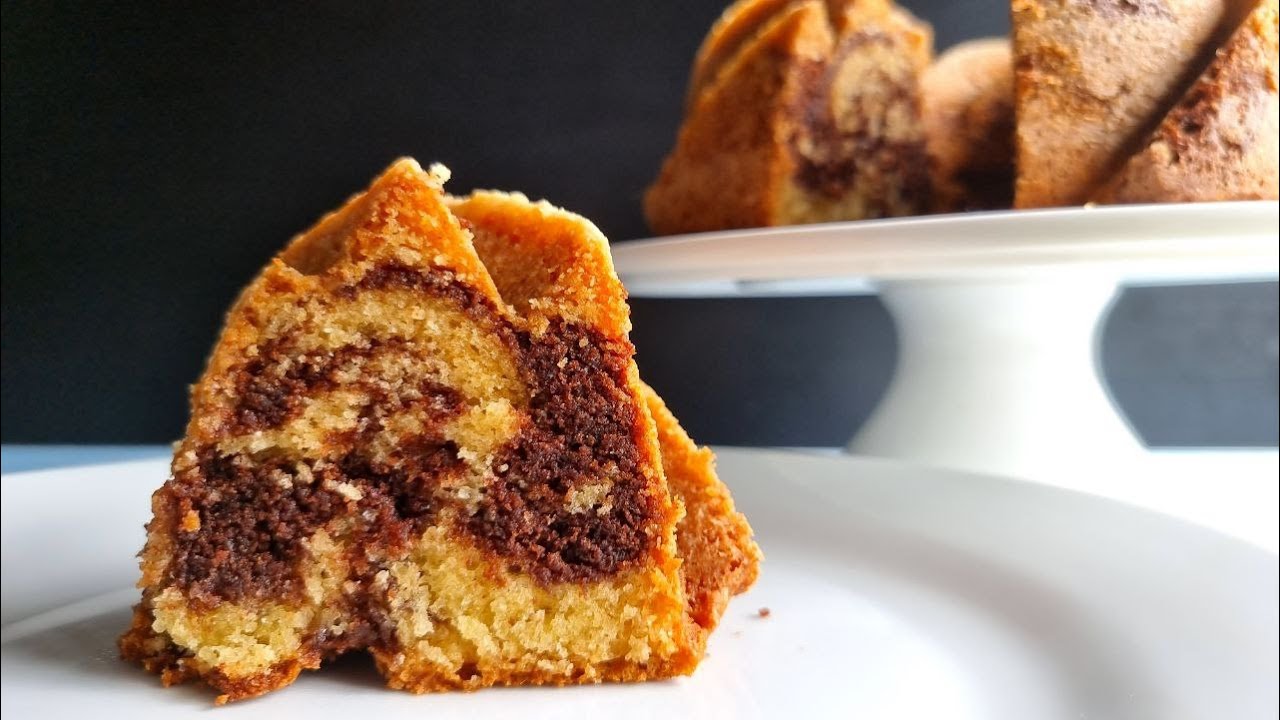 Marble Bundt Cake 🥯 - How to make a marble bundt cake - simple, but visually stunning