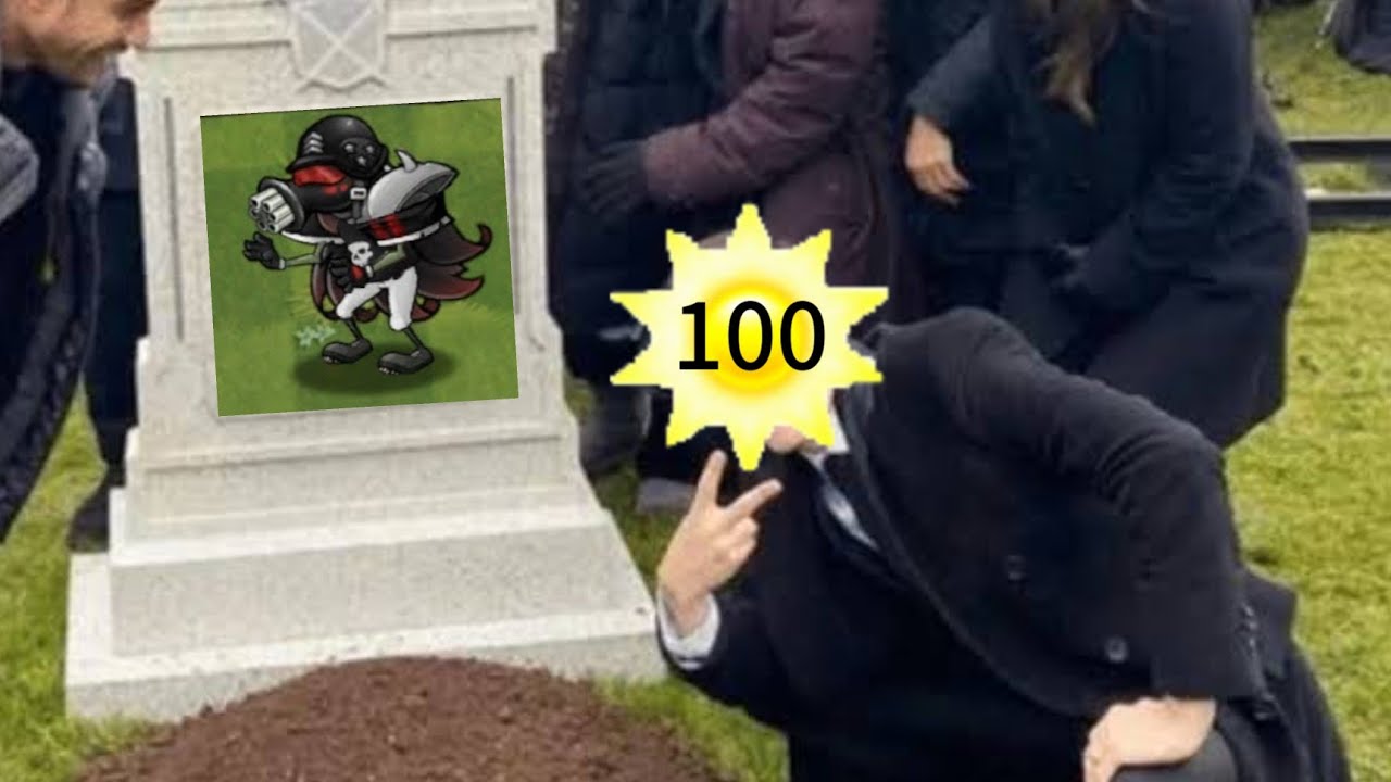 100 Sun counters Giga buckshot Commando in Pvz Fusion
