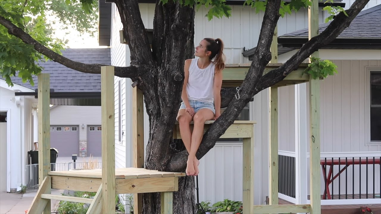 DIY Treehouse Playground Build Pt 1