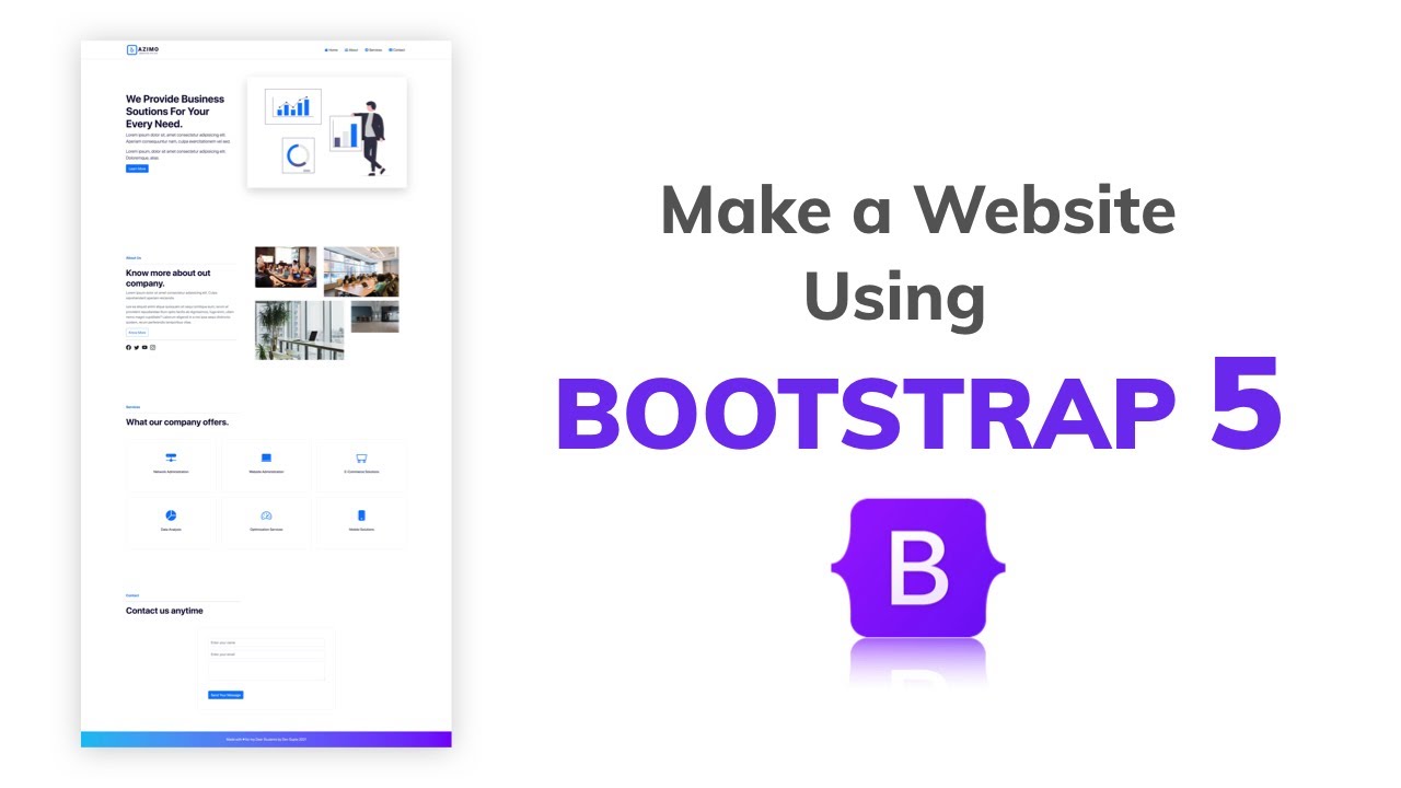 Learn To Make Responsive Website Using Bootstrap 5