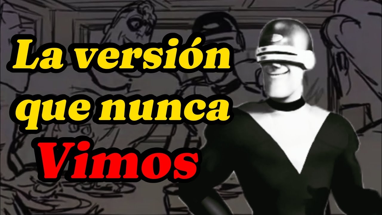 Así Era La Versión Original De Los Increíbles 
